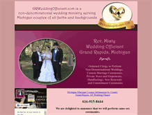 Tablet Screenshot of grweddingofficiant.com